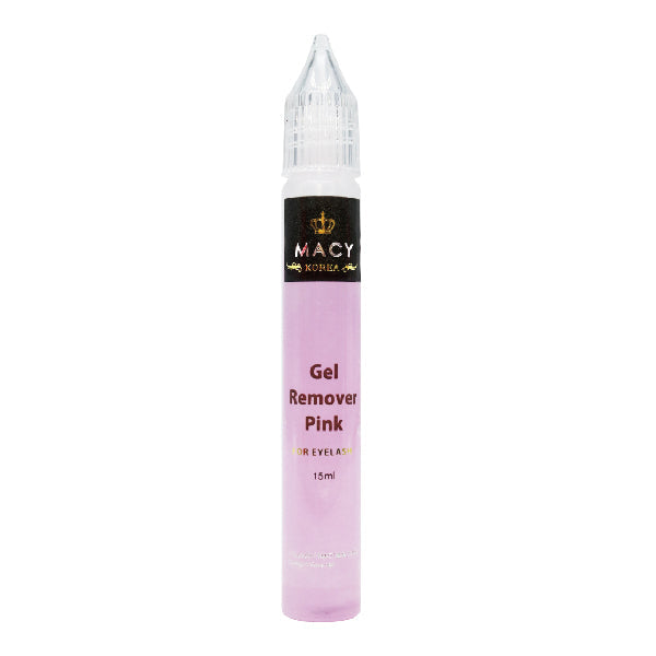 Macy Pink Gel Remover Tube: Gentle, Fast Eyelash Extension Glue Dissolver