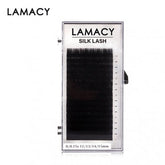 Premium Quality LAMACY Silk Eyelash Extensions for Effortless Volume and Adhesion