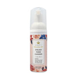 Gentle Oil-Free Eyelash Foam Cleanser for Extension Care and Facial Wash