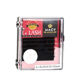 Super Gold L+ Lash: Premium Eyelash Extensions for Attractive, Curled Look