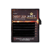 Super Gold ShinnyLash: Bright Black, Diamond-Like Eyelash Extensions for Dense Volume