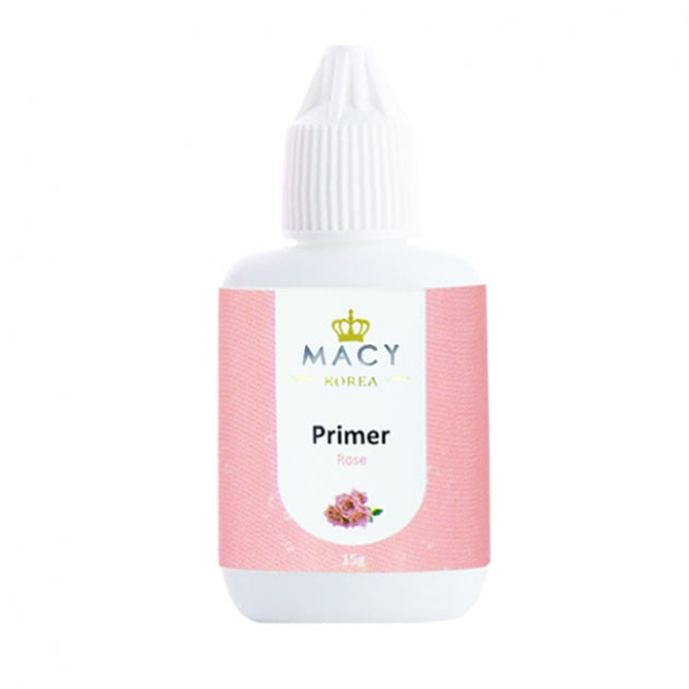MACY Rose Scent Eyelash Extension Primer: Boost Glue Bond, Fast Dry, 0.53 oz