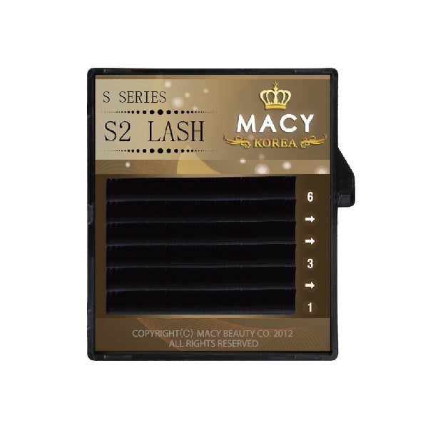 MACY S2 Softer Series Eyelash Extensions for Natural Elegant Look, Light & Soft