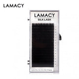 Premium Quality LAMACY Silk Eyelash Extensions for Effortless Volume and Adhesion