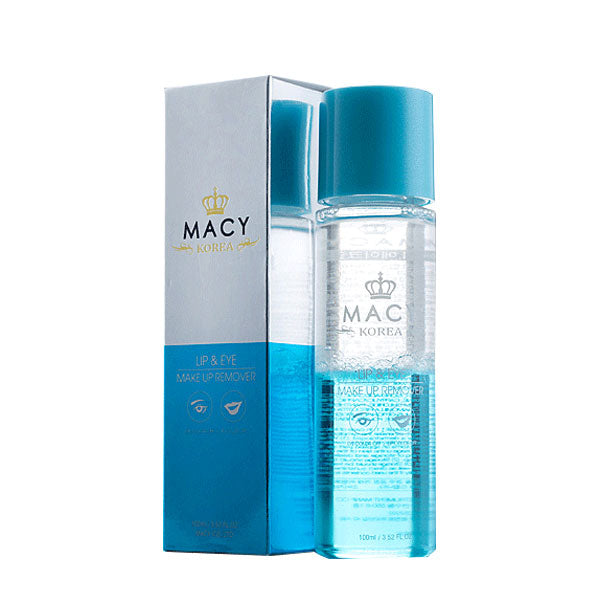 MACY Dual-Phase Lip & Eye Makeup Remover: Gentle, Hydrating Liquid Cleanser