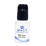 MACY Professional Dz Eyelash Extension Glue: Fast Drying, Strong 4-Week Black Bonding