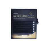Premium Super Gold Feather Lash Extensions - Soft, Stable Curl for 3D/6D Volume