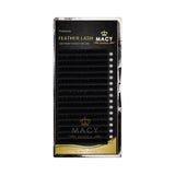MACY SG Feather Lash: Lightweight 3D/6D Volume Eyelash Extensions, Mixed Length Tray