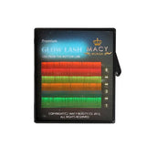 MACY Super Gold Glow Eyelash Extensions: Vibrant Hologram Effect, Stable Curl