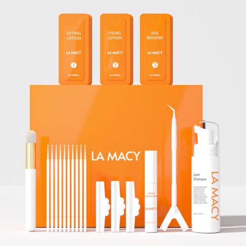 Premium Lash Lift Lamination Kit Pouch - Gentle, Quick-Setting, Natural Curls