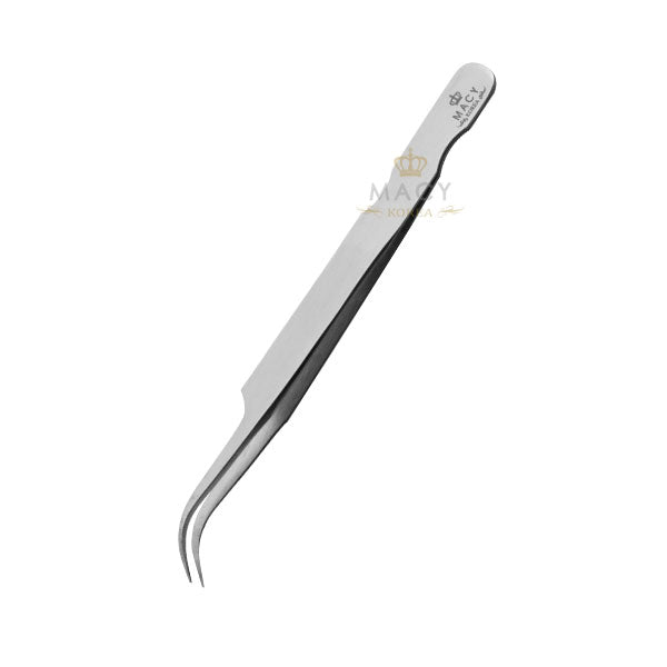 MACY Professional Eyelash Extension Tweezers: Precision Curved Stainless Steel Tip for Isolation