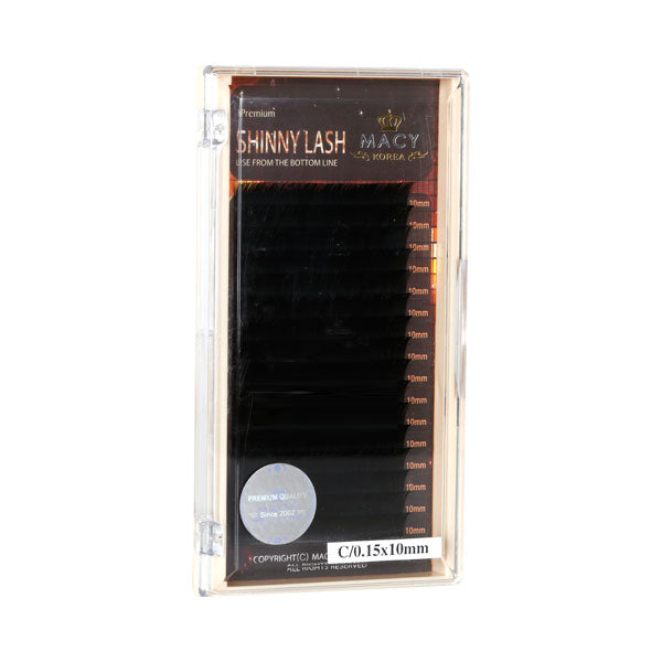 MACY SG Shinny Diamond-Like Black Eyelash Extensions for Dense, Luxurious Volume