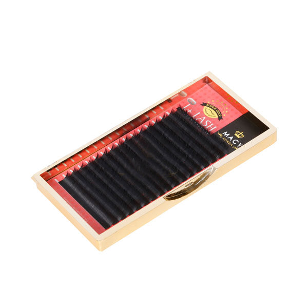 MACY Super Gold L+ Curl Eyelash Extensions for Dramatic Lifted Look