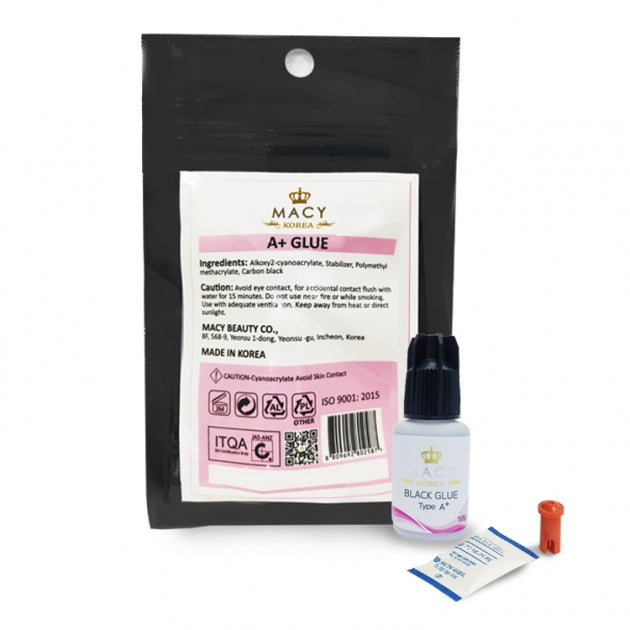MACY A+ Sensitive Eyelash Extension Glue, Fast Drying, Fumeless, Gentle Bond
