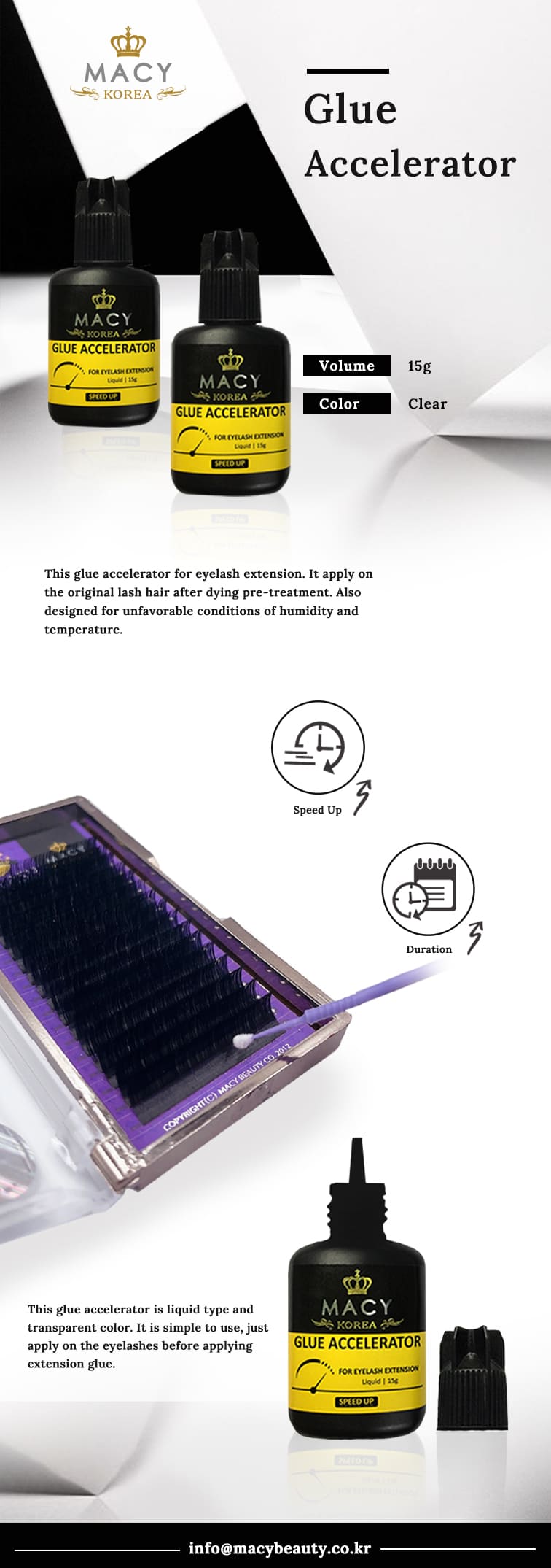 Premium Eyelash Extension Glue Accelerator Liquid for Faster Bonding & Longer Retention