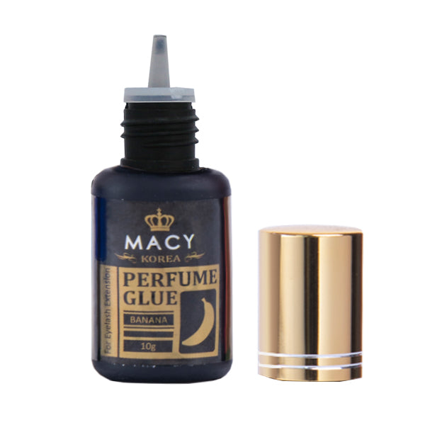 MACY Professional Banana Scented Eyelash Extension Glue - Quick Dry, Low Fume
