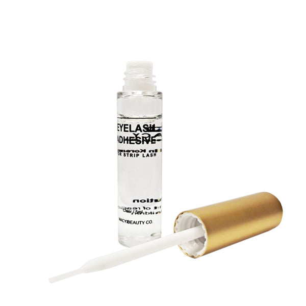 Long-Lasting Clear Strip Eyelash Adhesive Glue - 12-Hour Hold, Gentle Formula
