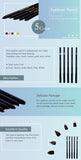Waterproof Auto Gel Eyeliner Pencil - Long-Lasting, Easy Drawing, No Sharpening