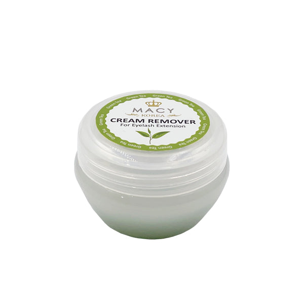 MACY Professional Green Tea Scented Eyelash Extension Cream Remover 15g - Gentle & Fast