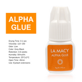 LA MACY Professional Eyelash Extension Glue Set: 5 Diverse Adhesives for Artists