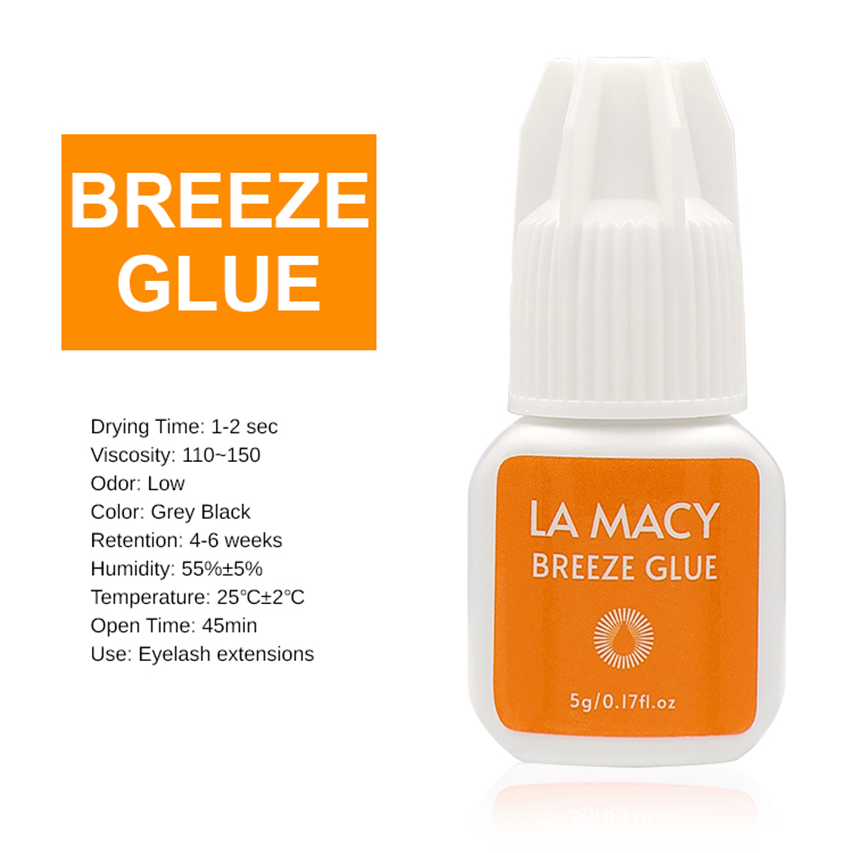 LA MACY Professional Eyelash Extension Glue Set: 5 Diverse Adhesives for Artists