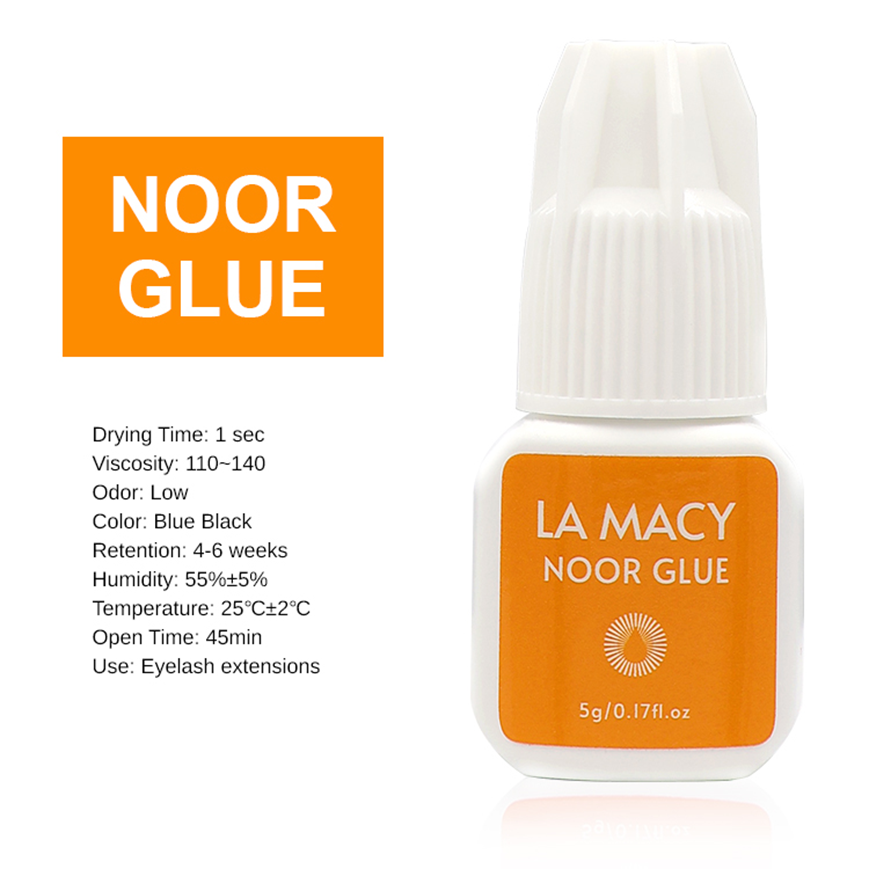 LA MACY Professional Eyelash Extension Glue Set: 5 Diverse Adhesives for Artists