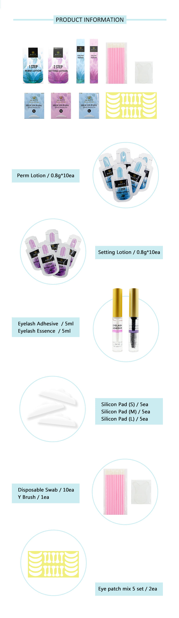 Macy Beauty Professional Eyelash Perming Kit for Effortless Natural Curls