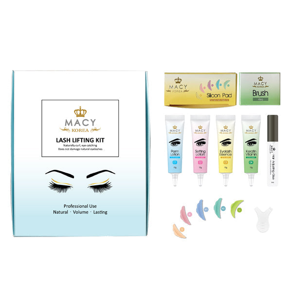 Professional Eyelash Lifting Perm Kit for Natural Curling Volume Long-Lasting Lashes