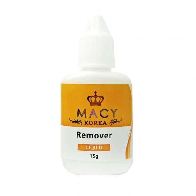 MACY Effortless Eyelash Extension Liquid Remover - Gentle, Fast, Clear, 0.5oz