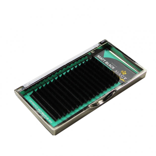 Macy MattBlack Eyelash Extensions: Soft, Natural Curl, Professional Quality Lashes