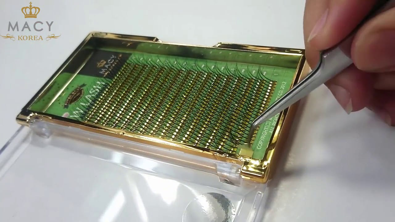 MACY Super Gold W Lash Extensions: Ultimate Volume, Professional 3D Effects