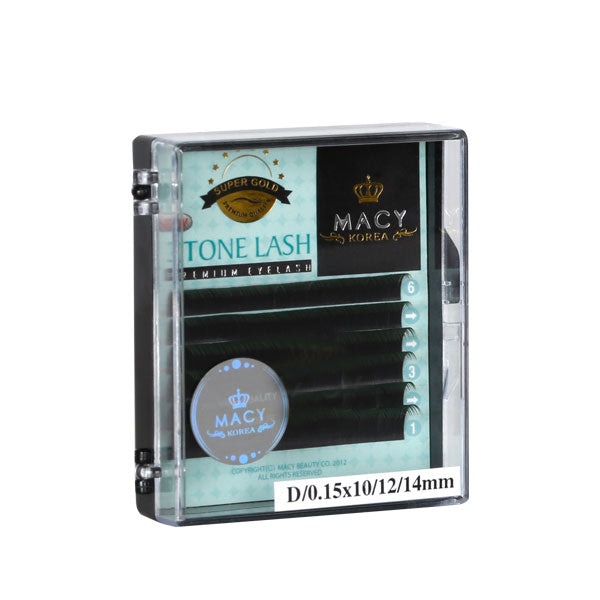 Super Gold 2Tone Eyelash Extensions: Vibrant Color Tips, Customizable Trays