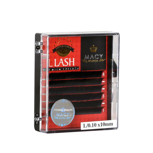 MACY Super Gold L Curl Eyelash Extensions for Dramatic Volume & Easy Application