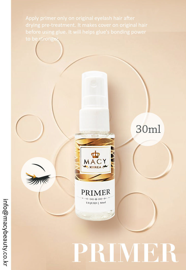 MACY Eyelash Extension Primer Spray 30ml for Stronger Glue Bonding