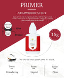 Strawberry Scented Eyelash Extension Primer: Fast-Drying, Strong Bonding, 15g Liquid
