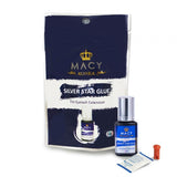 MACY Silver Star Eyelash Extension Glue: Rapid 0.5 Second Dry, 6 Week Hold
