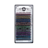 Premium Glitter Eyelash Extensions for Parties & Ceremonies, Multi-Color Sparkle