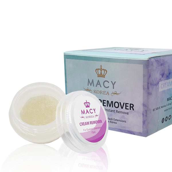 MACY Professional Eyelash Extension White Cream Remover, Gentle & Fast Acting